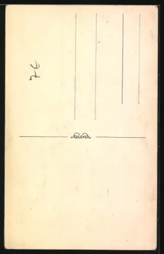 Foto-AK Terrier mit hängender Zunge, Portrait