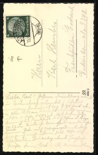 AK Ich fürchte mich ja so!, Pekinese, Portrait