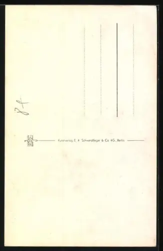 AK Zwei Terrier auf einem Tischchen