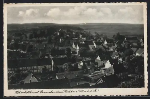 AK Benneckenstein /Harz, Ortsansicht aus der Vogelschau
