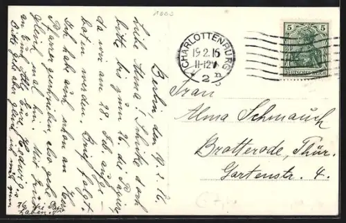 AK Berlin-Charlottenburg, Lietzensee mit Gebäudepanorama