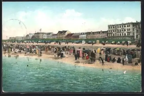 AK Norderney, Kaiserstrasse, Strand