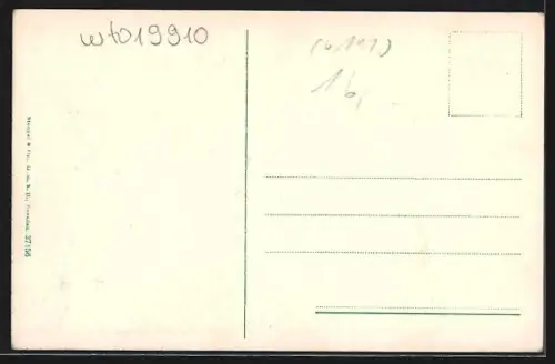 AK Norderney, Blick von der Brücke auf den Ort