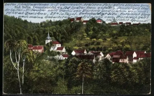 AK Bad Sulza, Gesamtansicht mit Kirche