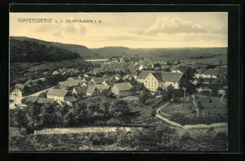 AK Güntersberge, Panorama vom Fluss