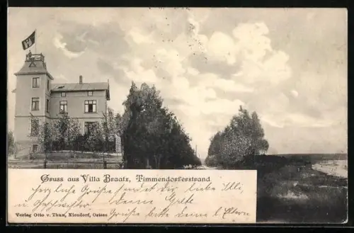 AK Timmendorferstrand, Ansicht der Villa Braatz
