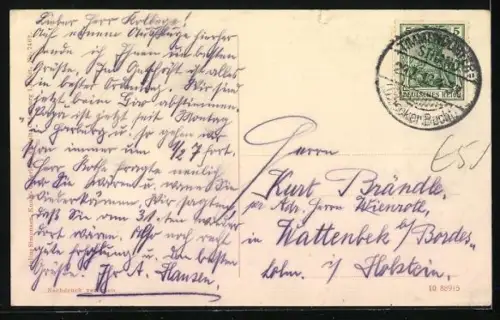 AK Timmendorferstrand, Ostseestrand mit Badekarren und Strandkörben