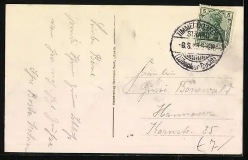 AK Timmendorferstrand, Partie am Strand mit Urlaubern