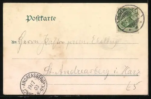 AK Travemünde, Travemündung mit Leuchtturm bei Nacht, einlaufender Passagierdampfer