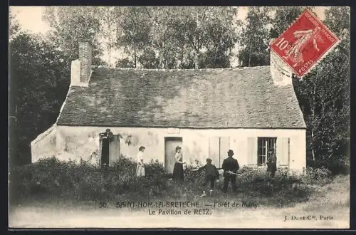 AK Saint-Nom-la-Bretèche, Forêt de Marly, Le Pavillon de Retz