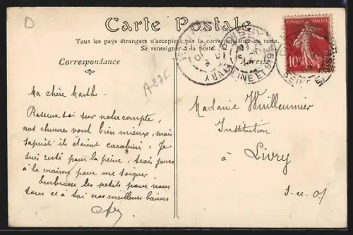 AK Poissy, Le Port des Yachts avec un bateau amarré et pont en arrière-plan