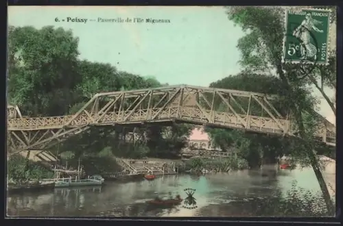 AK Poissy, Passerelle de l`Île Migneaux