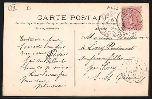 AK Poissy, Boulevard de la Seine