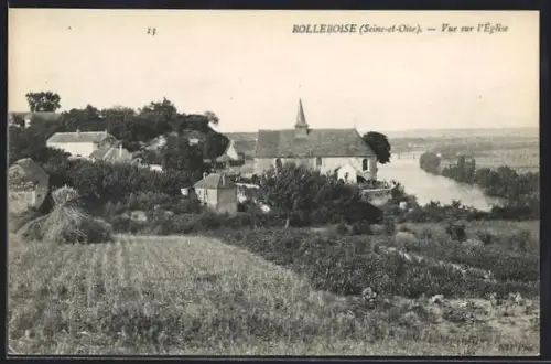 AK Rolleboise /Seine-et-Oise, Vue sur l`Église