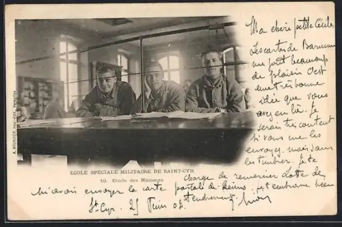 AK Saint-Cyr, Étude des Hommes à l`École Spéciale Militaire