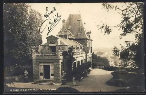 AK Le Pecq, Château de Sully et son jardin, 1903