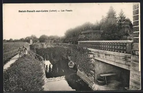 AK Saint-Benoît-sur-Loire /Loiret, Les Fossés