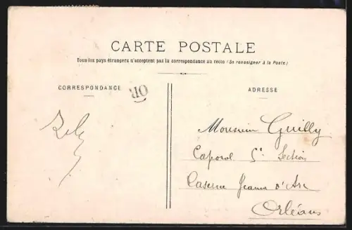 AK Pithiviers-le-Vieil, Curage d`un fossé dans la Vallée de l`oeuf