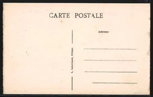 AK Nogent-sur-Vernisson /Loiret, École des Barres, Pavillon du Directeur