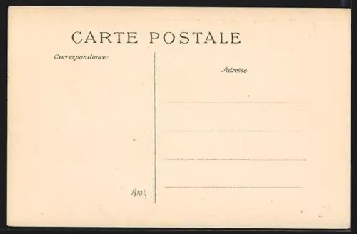 AK Courcelles-le-Roi, Le Château, La cour d`Honneur