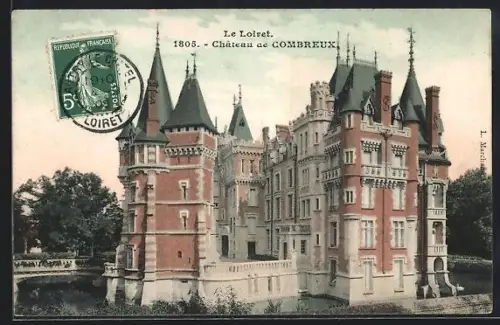 AK Combreux /Loiret, Château de Combreux dans le Loiret