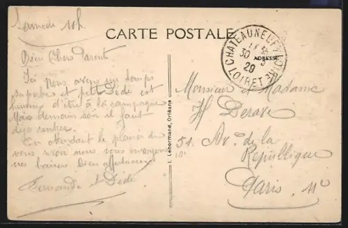 AK Châteauneuf-sur-Loire /Loiret, Le Château