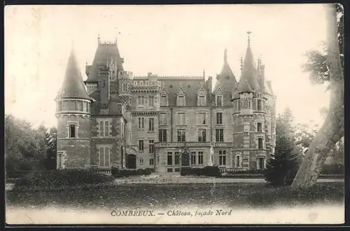 AK Combreux, Château, facade Nord