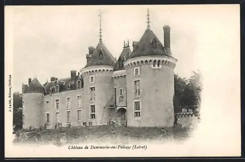 AK Dammarie-en-Puisaye /Loiret, Château de Dammarie-en-Puisaye