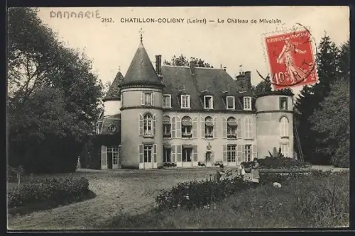 AK Châtillon-Coligny /Loiret, Le Château de Mivoisin