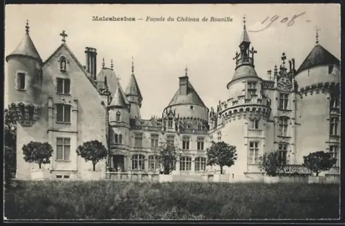 AK Malesherbes, Facade du Château de Rouville
