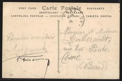 AK Bellegarde /Loiret, Le Donjon, côté Sud-Est, XIe siècle