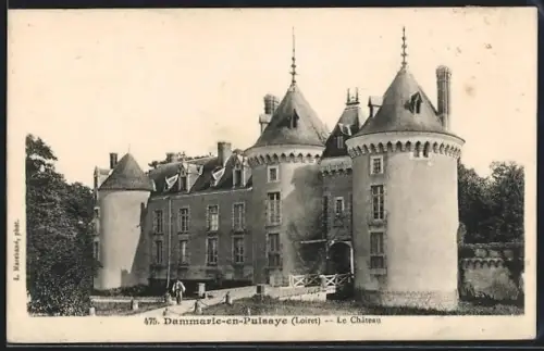 AK Dammarie-en-Puisaye, Loiret, Le Château