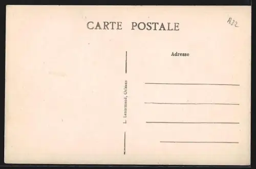 AK La Chapelle-Saint-Mesmin /Loiret, L`Église et Entrée de la Crypte