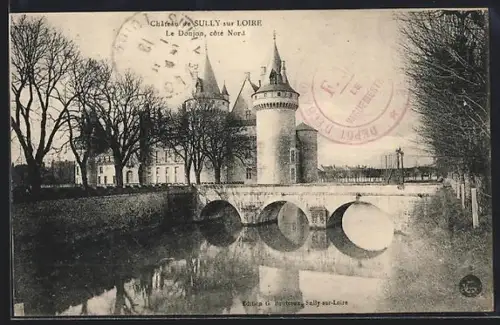 AK Sully-sur-Loire, Château de Sully-sur-Loire, Le Donjon, côté Nord
