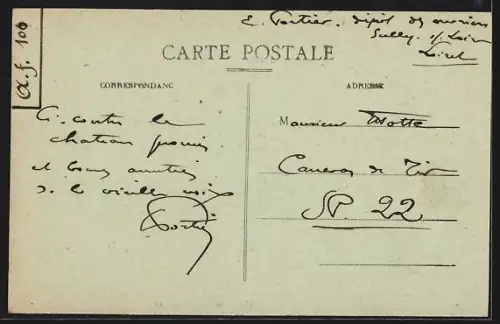 AK Sully-sur-Loire, Château de Sully-sur-Loire, Le Donjon, côté Nord