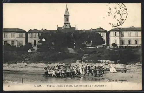AK Giens, Hôpital Renée-Sabran, Lancement du Neptune