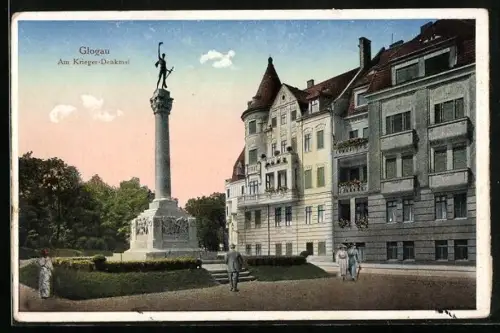 AK Glogau, Am Krieger-Denkmal