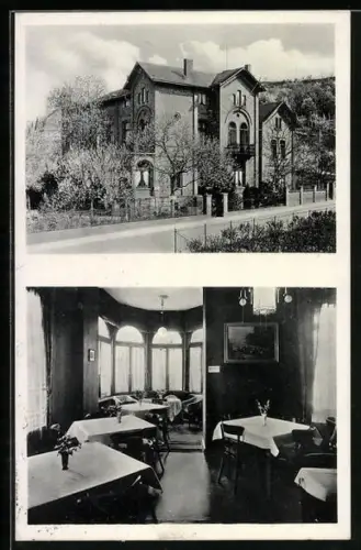 AK Boppard, Hotel Martin, verschiedene Ansichten