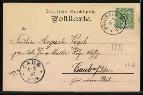 AK Braubach, Charlotten-Stift, Ortsansicht