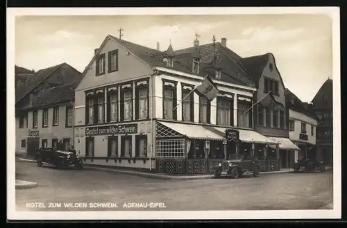 AK Adenau /Eifel, Hotel zum wilden Schwein