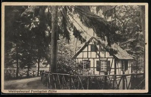AK Hoffnungsthal, Waldrestaurant Forsbacher Mühle