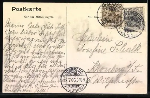 AK Frankfurt /Main, Mittwochs-Concert auf dem Goetheplatz