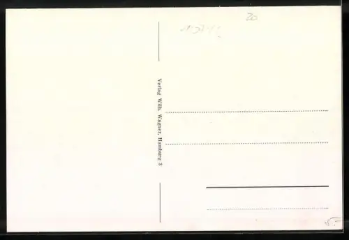 AK Hamburg-St. Pauli, Reeperbahn bei Nacht