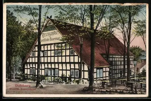 AK Duisburg, Restaurant Westfälisches Bauernhaus