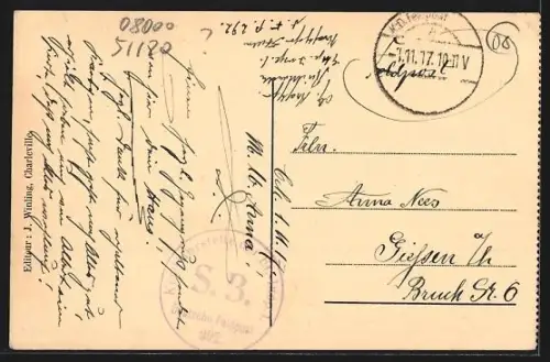 AK Charleville, rue Thiers et Grand` Rue