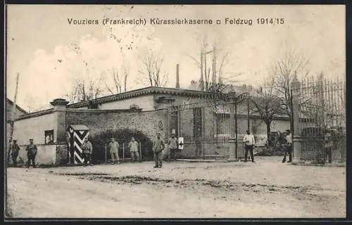 AK Vouziers, Kürassierkaserne, Feldzug 1914/15
