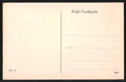 AK Vouziers, Partie mit Kirche