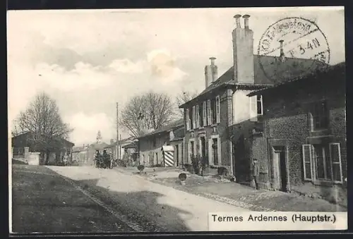 AK Termes /Ardennes, Hauptstrasse