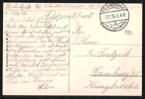 AK Termes /Ardennes, Hauptstrasse