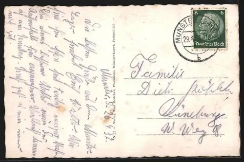 AK Trauen /Lüneburger Heide, Adam-Eiche im Oertzetal